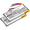 subtel CELLONIC 2x Batteria compatibile con Cardo BAT00007, SRPT0102 | 850mAh, 3.7V, Litio Polimeri per Cardo Scala Rider Packtalk Duo