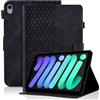 Vkooer Custodia per iPad Mini 7 (A17 Pro) 2024 7ª generazione/iPad Mini 6ª generazione 2021 8,3 pollici, custodia flip in pelle PU Smart Shell con funzione Auto Sleep/Wake, supporto multi-angolare