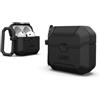 URBAN ARMOR GEAR UAG - Custodia protettiva progettata per AirPods di quarta generazione, robusta custodia protettiva di grado militare a prova di caduta, con moschettone staccabile e chiusura sicura a