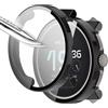 Msiall [2 pezzi] nero con Pellicola Protezione Schermo Vetro Temperato per Suunto Race S, 9H Durezza PC Case,Bumper,Sottile Case Protettiva Completa per Smart Suunto Race S
