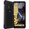 AGM H MAX Rugged Smartphone Android 14 2024, Batteria da 10000 mAh, Telefono Indistruttibile Cellulare Robusto, 4GB + 128GB, Schermo HD+ da 6,56 Pollici, Telefono da Cantiere IP68/Face ID/Dual SIM/NFC