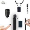 Pinganillosocultos Pinganelli nascosti kit completo mini fotocamera spia pulsante con auricolare spia invisibile senza fili - copia esame - WiFi HD 1080p reale. Ideale per leggere fogli A4. (Pinganello UltraMini)