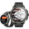 Luzglo ANYMOVINGM1-Grigio Smartwatch fitness uomo GPS dual-band, 170+ sport, Assistente AI, AMOLED 1,5, 20 giorni, 5ATM+IP68