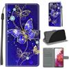 KENHONER Custodia per Samsung Galaxy S20 FE 5G, Farfalla | Portafoglio Pelle PU, Magnetica, Resistente Agli Urti, Scomparto Carte Credito, Pieghevole, Flip Libro, Motivo