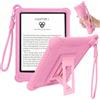 YoungWin Custodia in silicone per Kindle Paperwhite 7th Gen 2015 da 6, rosa | Cinturino da polso, robusto, robusto, antiurto, cavalletto
