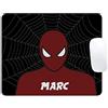 LolaPix Tappetino per mouse personalizzato con nome. Regali personalizzati per i fan. Vari modelli 18x22cm. Rettangolare. SPIDERMAN