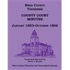 Rhea Co Histori Rhea County, Tennessee County Court Minutes, January (Tascabile)