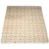 DRW Tappeto rettangolare in iuta e cotone, beige, 1 x 200 x 300 cm
