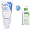 CeraVe Detergente Idratante Viso Pelle da Normale a Secca, con acido ialuronico e ceramidi 236 ml + Crema SPF30, Per Idrata Protegge in un solo Step, 52 1 pz Set