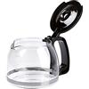 G3 Ferrari R10063CA Caraffa in Vetro per Macchina per G10063 Grancafè Caffè Americano, Capacità 200ml, Nero