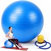 Relaxdays Palla fitness, taglie e colori | con pompa, anti-scoppio, 150 kg, PVC, palla fitness per yoga e pilates, palla seduta ufficio