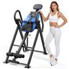 VEVOR Panca ad Inversione Regolabile, Tavolo ad Inversione Pieghevole per Stretching Carico Max 136 kg, Panca per Decompressione di Collo Schiena Sviluppo Muscolare, 1250x700x1520 mm
