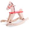 New Classic Toys Cavallo a dondolo in legno - naturale - Giocattolo con animali a dondolo