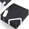 sinnlein coperta riscaldata 190x80cm - antracite coperta elettrica riscaldata coperta riscaldata letto riscaldato tappetino riscaldato XXL coperta
