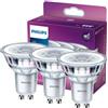 Philips 3 lampadine LED GU10 PAR16 da 3,5 W = 35 W, 275 lm, 4000 K, luce neutra, 36°, LED Classic Philips