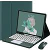 INF Custodia Tastiera Bluetooth Verde per Galaxy Tab S9/S10 Ultra 14.6"