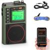 OEM Ricevitore portatile AM/FM/VHF/SW Golf-Radio RF75A, con antenna da 3 metri e Bluetooth