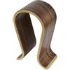 OEM Supporto per cuffie in legno - Porta cuffie - Espositore da scrivania - Adatto a tutti i tipi di cuffie - Nero - Standard per il supporto di cuffie.