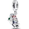PANDORA Argento Sterling Enamel Man-made 792977C01 - Cristallo multicolore, misura unica, Argento sterling, Cristallo