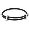 GNOCE Bracciale Basic Rosa Blu Rosso Viola Regolabile con 2 Stopper, Bracciale in Acciaio inossidabile per Donne, Regalo di Charm Festivo per Lei