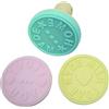 Zenker FCK44812 Silicone, 3 Pezzi, Timbro per Biscotti, 6x6x7cm