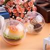 Uten 20x Palle di Acrilico dell' albero di Natale della sfera Transparent palle di Natale 10CM