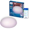 Philips Smart Lighting, Plafoniera da soffitto, Tonda, 30 cm | A Colori e Bianca Regolabile 2.200-6.500 K, Smart LED, 18 W, 1.800 lm, Reg Lum Minima, Connected by WiZ, Casa Connessa