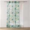 Douceur d'Intérieur, Aloha - Tenda con occhielli (140 x 240 cm) con stampa metallizzata, colore: Verde