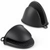 TopEsct 1 paio di guanti da forno in silicone, resistenti al calore, mini guanti da forno antiscivolo, accessori per cuocere, cucinare, grigliare e arrostire