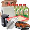kW&HP KIT TAGLIANDO 4 FILTRI 5 LITRI OLIO MOTORE 5W30 DR3 DR 3 1.5 BENZINA/GPL