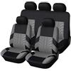 FMCLKMUXI Copri Sedile Auto, per Ford Tourneo Courier 2024-2025 Set Copri-Sedile Anteriori e Posteriori Traspirante Impermeabile Coprisedili Auto,A