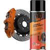 GP KOLORS Vernice Spray per Pinze Freno, Arancione, 400ml, Resistente Alte Temperature Fino a 390°C, Smalto Professionale per Tuning Auto e Moto (Finitura Opaca, Amber Rush)