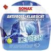 SONAX AntiFrost+KlarSicht fino a -18 °C Ice Fresh (3 litri) detergente per parabrezza pronto all'uso con profumazione Ice-Fresh di tendenza per il sistema di lavaggio dei vetri in inverno | Cod. art