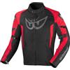 Berik Tourer Evo giacca tessile moto impermeabile, nero/rosso, 56