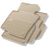 Mossa Tappetini gomma adatti per VW Passat B6 (2005-2010) 4 pz. beige | Berlina, Variant