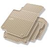 Mossa Tappetini gomma adatti per VW New Beetle (1998-2010) 4 pz. beige | Hatchback, Cabriolet