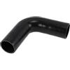 Motoforti Tubo Silicone Gomito 90° 19mm 4 Strati Nero 1 Pz Per Intercooler | Per Riscaldatore, Turbocompressore, Raffreddamento. Resistente -60°C~300°C, 1MPa, Spessore 5mm, Lungh. 120mm.