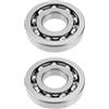 Briny River 2 Pezzi 98305 Cuscinetto A Gola Profonda Aperto Micro 25X62X12mm Compatibile Con VESPA