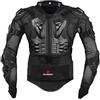 BaronHong Moto Moto Full Body Armor Protector Pro Street Motocross ATV Guard Shirt Jacket con protezione per la schiena (nero, 3XL)