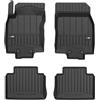 IMJ-Global Tappetini per auto ProLine 3D compatibile con NISSAN X-Trail III T32 (lifting) 2017-2021 su misura in gomma | Set di tappetini premium | Materiale TPE durevole | Bordini più alti