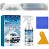Rakiuty Spray Sciogli Ghiaccio Auto,Spray Antigelo Auto,Deghiacciante Vetri Autos,Dotato di Raschiatore,Anti Frost Sprays,Rimuove Rapidamente Ghiaccio e Neve dai Finestrini e dal Parabrezza Dell'auto,60 ml