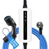 astoneves Caricatore EV Tipo 2, Modo 2 10/16A Cavo di Ricarica per Auto elettriche con Spina Schuko per la Norma IEC 62196-2 Veicolo Elettrico (Cavo da 6m, 220-240V, Massimo 3,6kW)