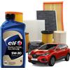 MISTI Kit Tagliando 6 Litri Olio ELF Evolution Full Tech FE 5W30 per Renault Kadjar