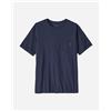 Patagonia Fitz Roy Massif Pocket M - T-shirt - Uomo - Blu