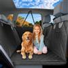 BingoPaw Coprisedile Auto per Cani: Telo Cane Auto Sedili Posteriori Copertura Fodere Sedili Auto per Cani 136,5x70,5x42cm Oxford Protezione Impermeabile Antigraffiato Antiscivolo Nero