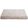 BingoPaw Cuccia per cani Taglia Grande: 200x130x18 cm Lettino cani Sfoderabile Lavabile Materassino cane Impermeabile, Cuscino Soffice Morbido Peloso Antiscivolo per animali domestici, 4XL Beige