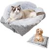 Aicharynic Cuccia per Gatti 2 in 1 - Soffice Coperta e Divano in Peluche - Morbida per Cani di Piccola Taglia - Lavabile, Cuscino (60 x 50 cm)