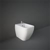 Rak Ceramics Bidet a Pavimento Filo Parete Rak Metropolitan In Ceramica 53 x 34 cm