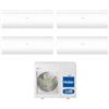 Haier Climatizzatore Condizionatore Haier Quadri Split Inverter serie PEARL 9+9+9+12 con 4U75S2SR5FA R-32 Wi-Fi Integrato 9000+9000+9000+12000