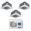 Haier Climatizzatore Condizionatore Haier Trial Split Inverter a Cassetta 620 9+9+12 con 3U55S2SR3FA R-32 Wi-Fi Optional 9000+9000+12000 con Griglia Inclusa